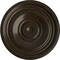 Ekena Millwork Traditional Ceiling Medallion (Canopies up to 8 1/4"), 31 1/2"OD x 2 1/2"P, Stone Hearth Crackle CM31TRSHC - alternate 1